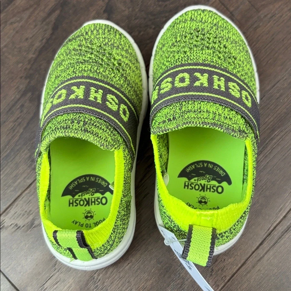 OSHKOSH Toddler Baby Boy Powell Athletic Sneakers,slip on,rugged sole,pull tab